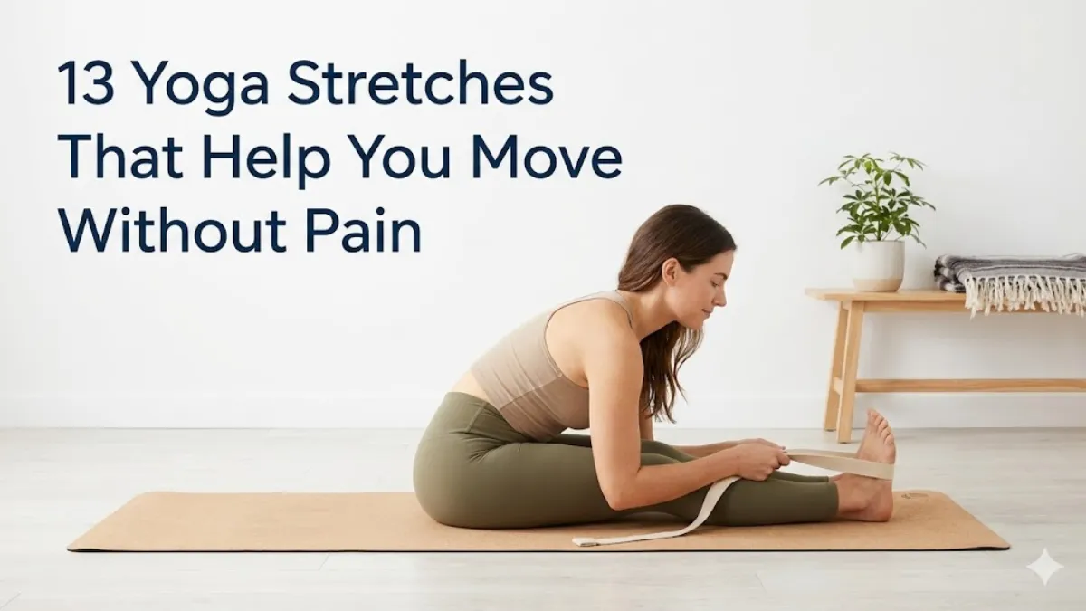 13 Yoga Stretches That Help You Move Without Pain