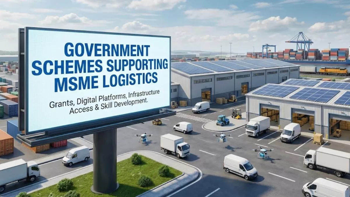 Government Schemes Supporting MSME Logistics