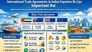 International Trade Agreements Jo Indian Exporters Ke Liye Important Hai