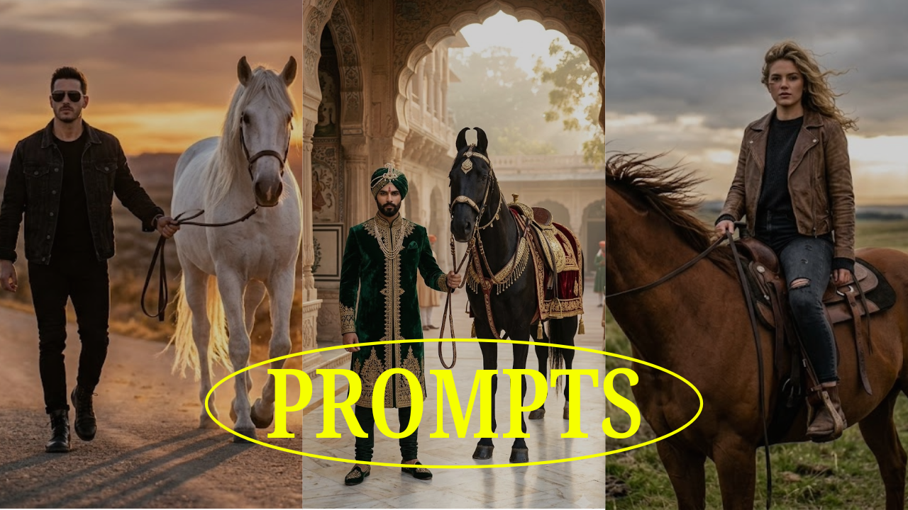 10+ Epic Horse Attitude Photo Prompts – Instagram Trending 8K HD