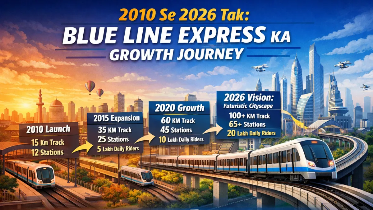 2010 Se 2026 Tak: Blue Line Express Ka Growth Journey