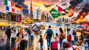 Ireland Joins Germany, France, Sweden, India, South Korea, Australia, And More Countries In A Coordinated Emergency Effort To Evacuate Thousands Of Tourists And Halting All Travel To Qatar, UAE, Saudi Arabia, Kuwait, And Oman As Gulf Countries Face Crisis