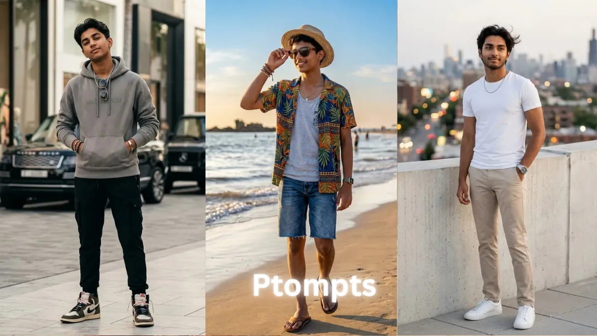 20 Gemini AI Photo Prompts for Boys to Create Ultra-Detailed HD Fashion Photos