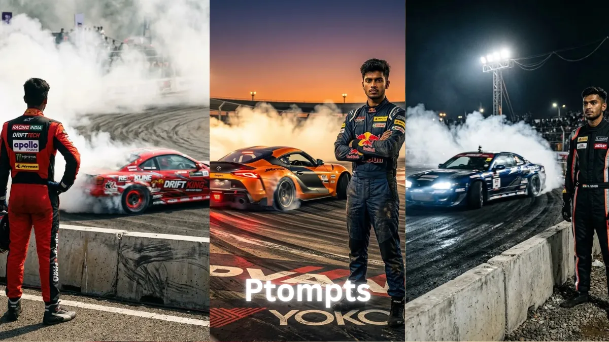 15 Gemini AI Photo Prompts for Boys to Create 8K Drift Racing Track Photos
