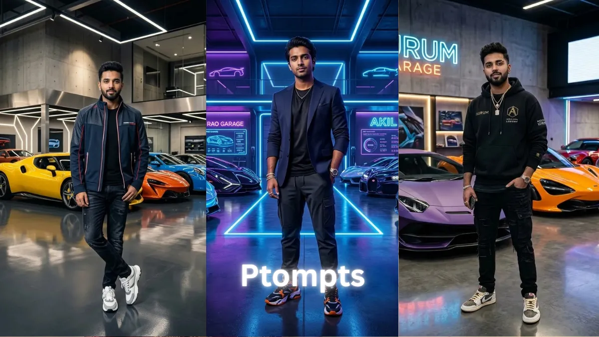 15 Gemini AI Photo Prompts for Men to Create 8K Billionaire Garage Photos
