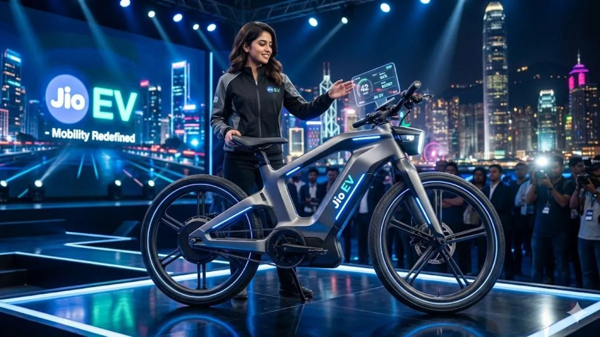 Jio Electric Cycle 2026 Launched..! 150Km Range Smart E-Cycle With App Control, 250W Electric Motor, ₹12,000 Price