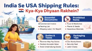 India Se USA Shipping Rules: Kya-Kya Dhyaan Rakhein?